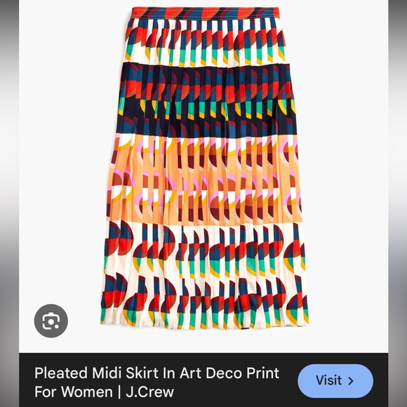 J. Crew Multicolor Midi Skirt - Picture 2 of 11
